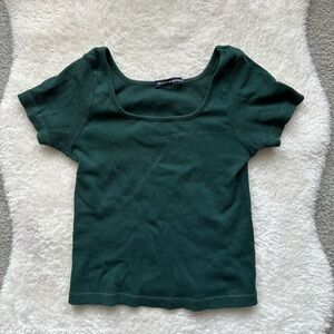 Brandy Mellvile scooped neck Cropped Top